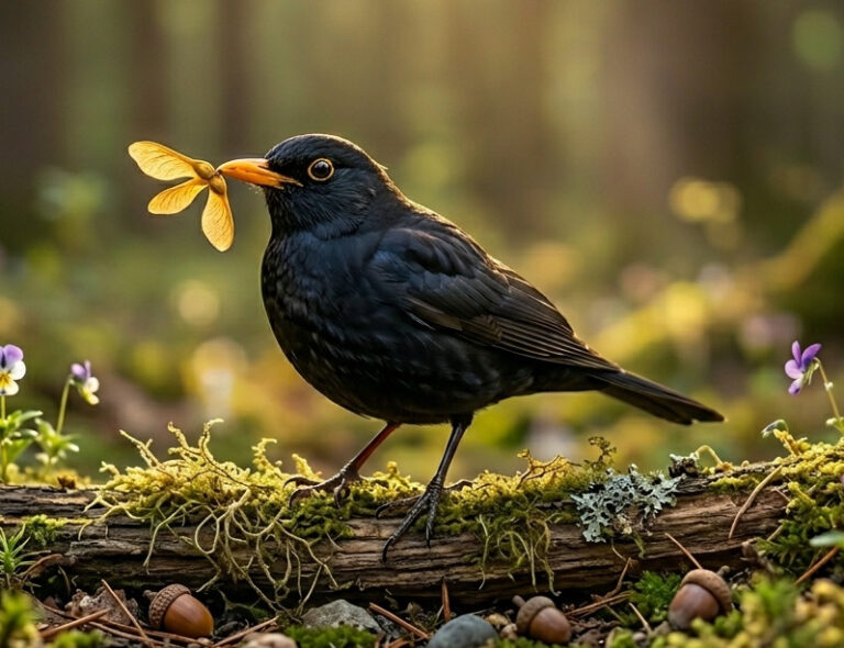 Krafttier Amsel: Sängerin der Dämmerung