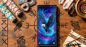 Krafttier Adler Wallpaper-Set "Mystic Runes"
