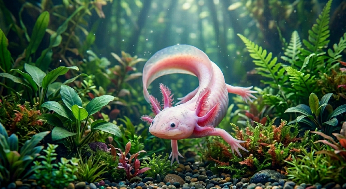 Krafttier Axolotl